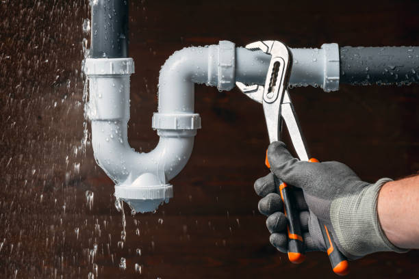 Professional Burst Pipe Repair technician working in Traphill, NC